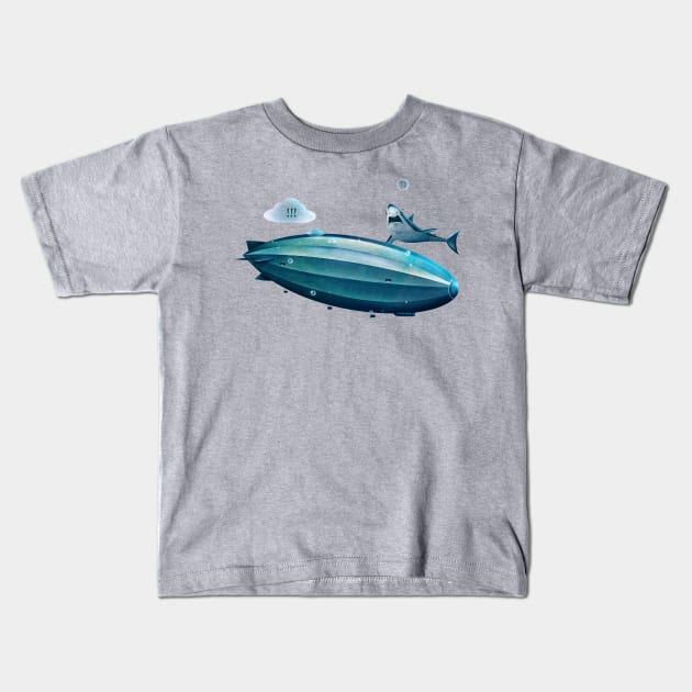 Weird Waters Kids T-Shirt by schwebewesen